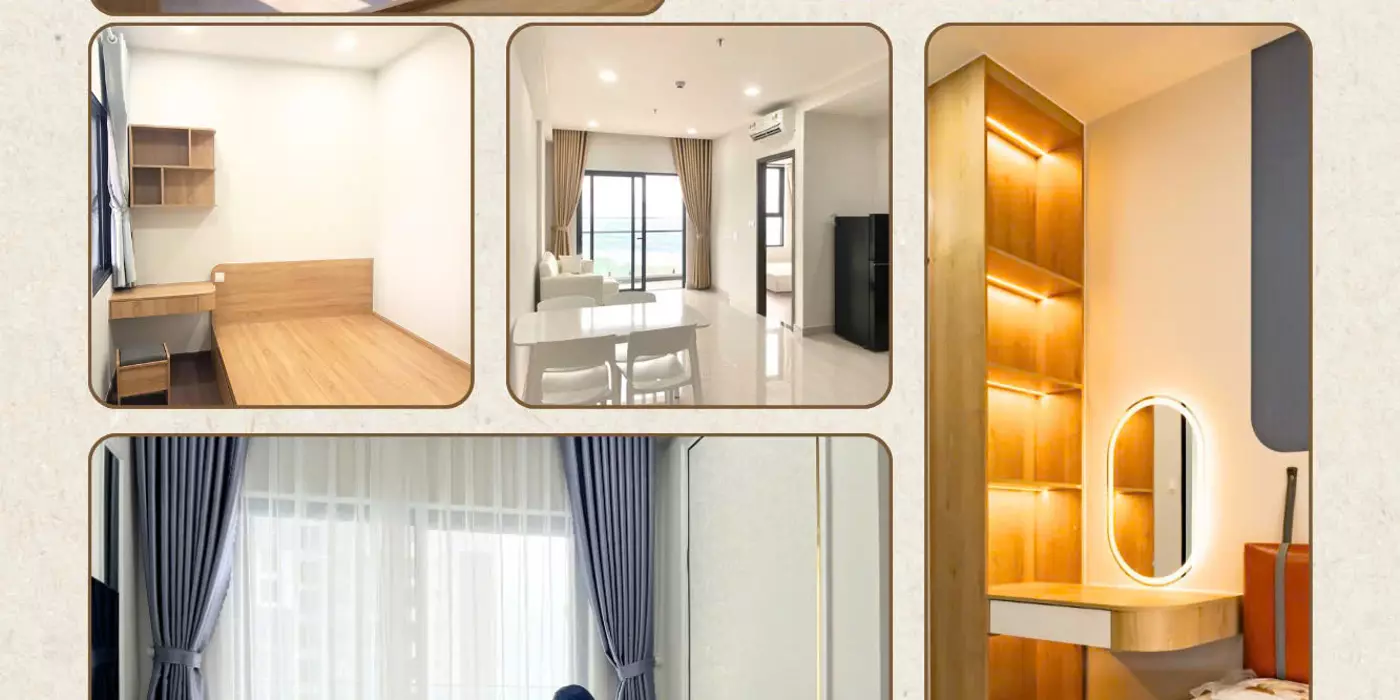 Cho Thuê căn hộ 2PN Full NT tại HT Pearl giá 7,5 triệu, diện tích 72m2, view đẹp