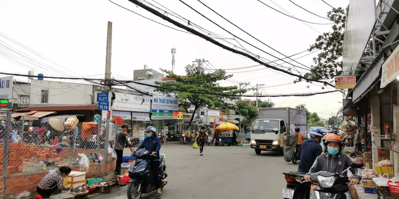 Bán đất mặt tiền 17x75m giá 35 tỷ Thạnh Lộc 28, Quận 12