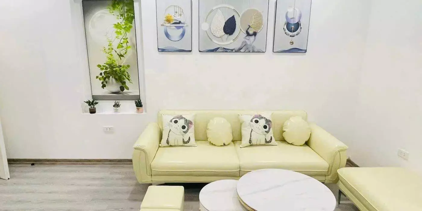 Bán tập thể tầng 3 Hồ Tùng Mậu, 3 ngủ đủ công năng nhà đẹp sẵn ở, ô tô đỗ chân cầu thang