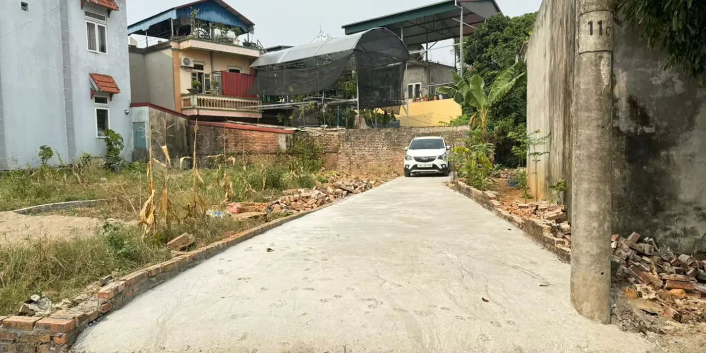 Siêu nhỏ, siêu hiếm, chỉ 1,5 tỷ, 60m đất Phú Hữu, Thanh Lâm, Mê Linh. Full thổ cư. Oto đỗ cửa.