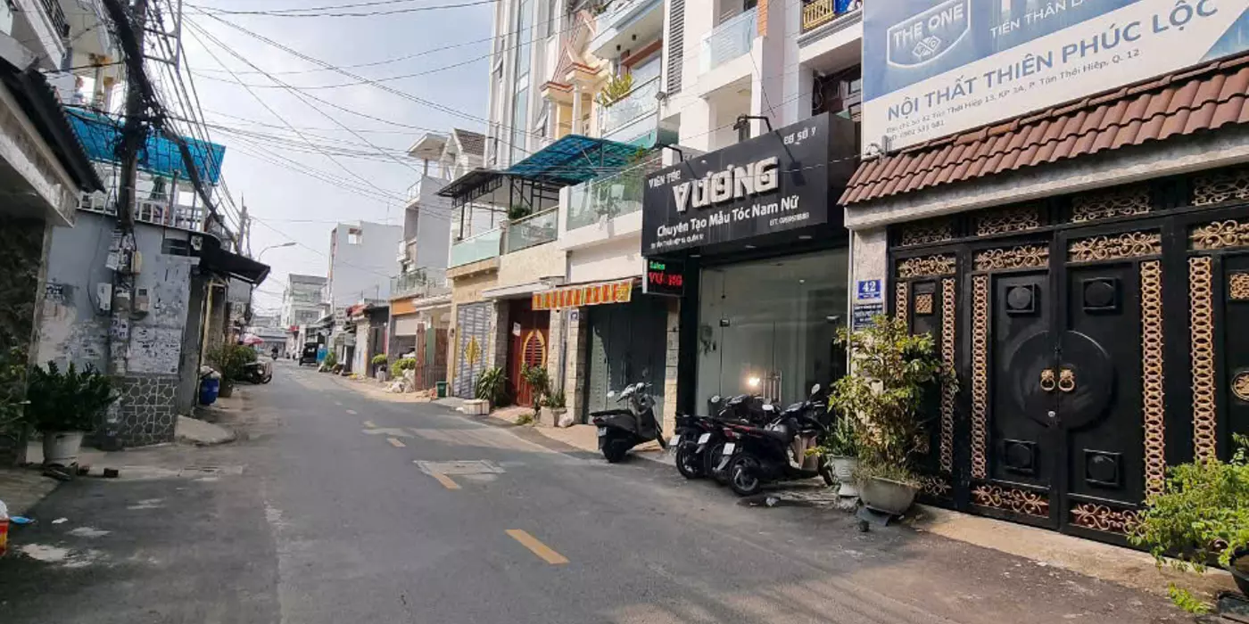 Bán Khách sạn 6 tầng (7.2x25) Góc 2 Mặt Tiền Tân Thới Hiệp, Q12 giá rẻ 16.99 tỷ
