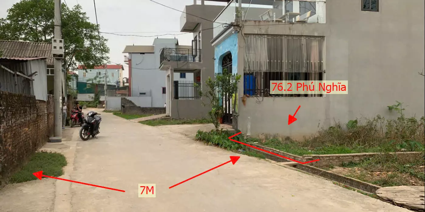 Bán đất thổ cư 77m2 mặt đường Quốc lộ 6, Phú Nghĩa, Chương Mỹ - 2.6 tỷ