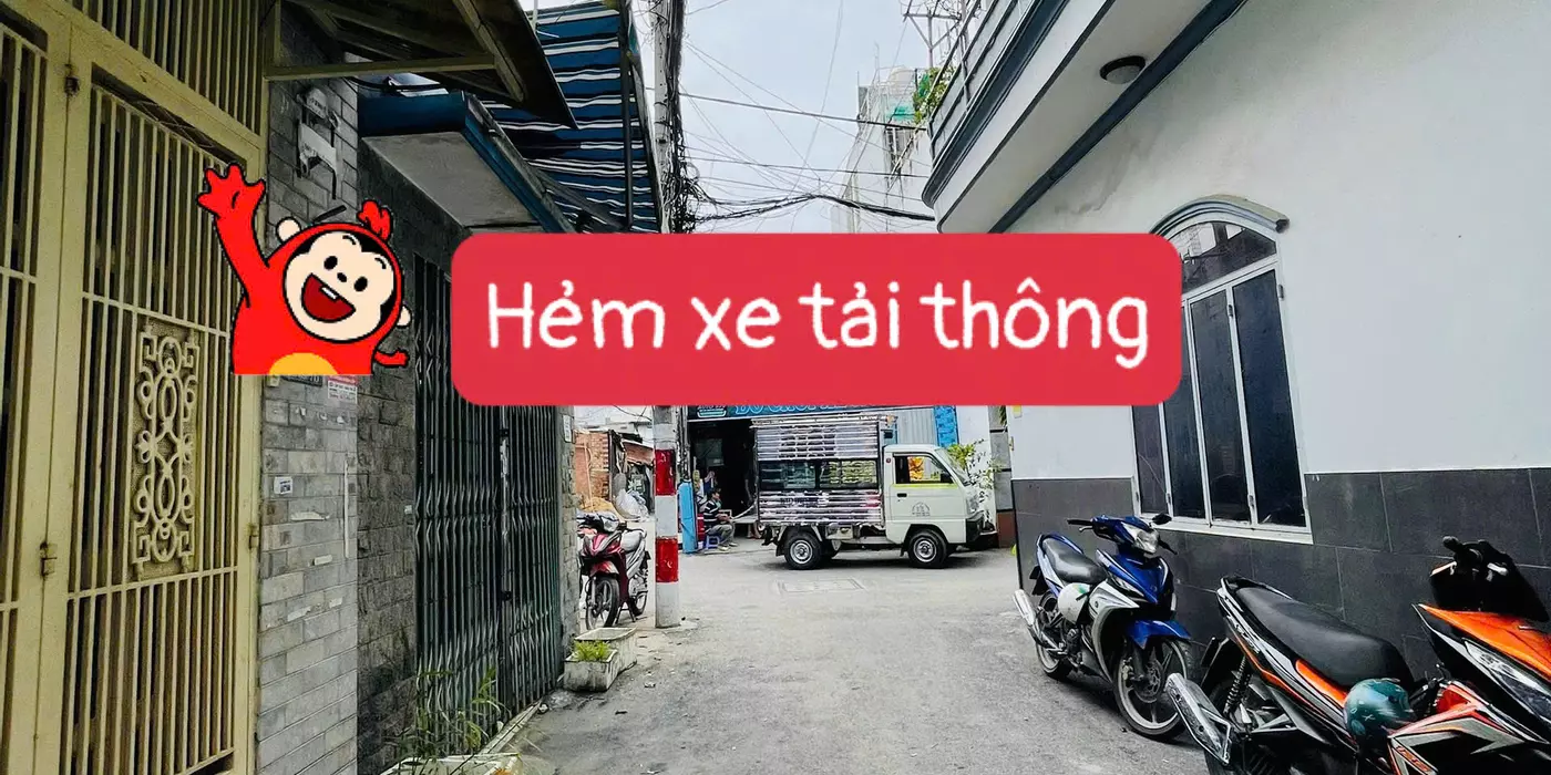Bán nhà hẻm xe tải 60m2 SD chợ Thạch Đà, 2 tầng, full nội thất, nhỉnh 4 tỷ TL