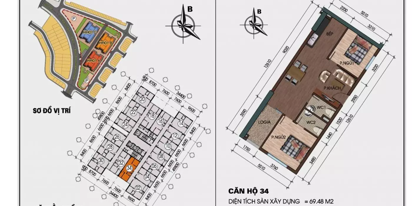 BÁN GẤP CĂN HỘ 70M² VIEW ĐẸP, FULL NỘI THẤT – GIÁ CHỈ 2.2 TỶ TẠI KĐT THANH HÀ CIENCO 5
