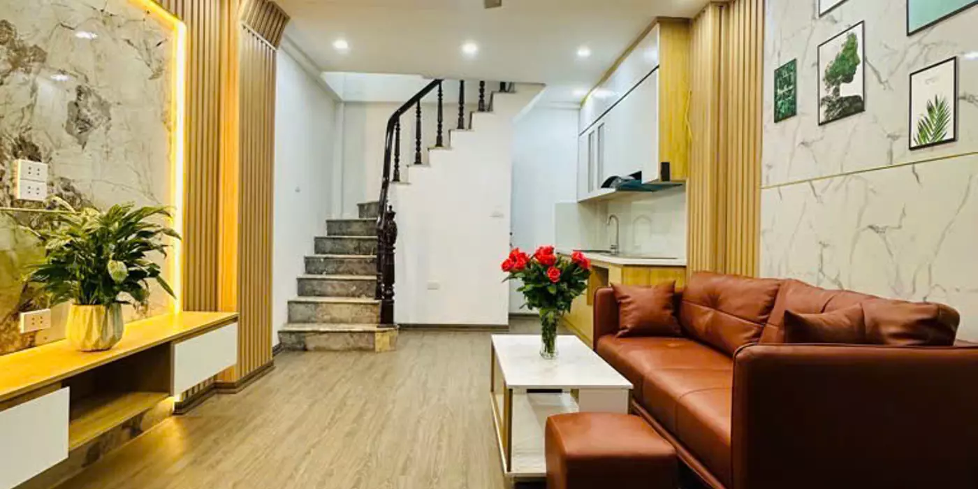 Bán nhà 25m² full nội thất Hồng Mai, Hai Bà Trưng, 4.8 tỷ, 6 tầng, 4PN, 5WC, sổ đỏ