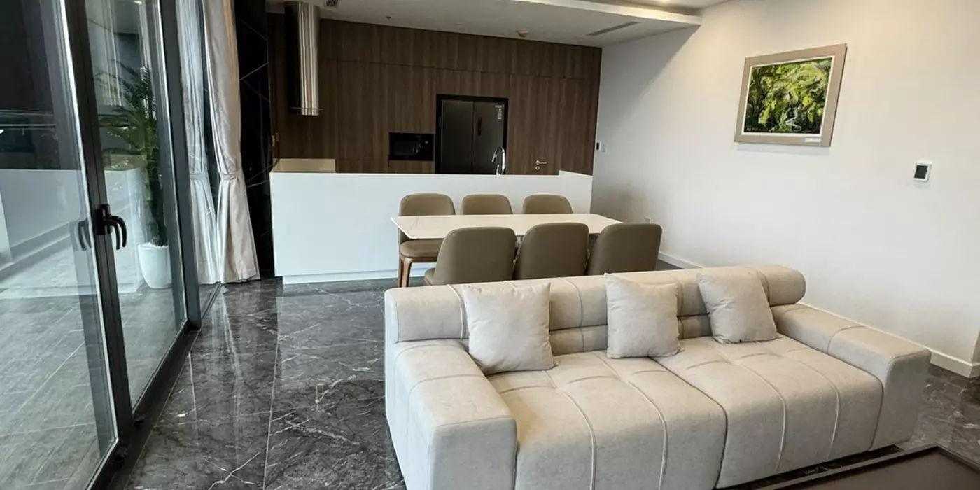 CHO THUÊ CĂN HỘ CC SUNSHINE GOLDEN RIVER - 141M2 - 3 NGỦ - BAN CÔNG VIEW BIỆT THỰ CÔNG VIÊN 65HA -