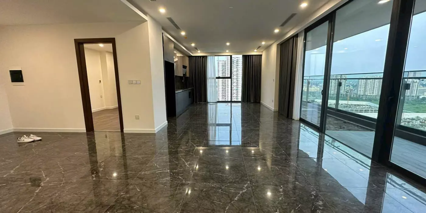 CHO THUÊ CĂN HỘ CC SUNSHINE GOLDEN RIVER - 162M2 - 3 NGỦ - VIEW SÔNG HỒNG  - NHÀ MỚI NGUYÊN BẢN  -