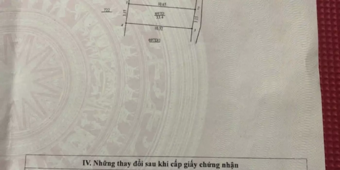 Bán thổ cư Cao Trung Hoài Đức 33.4m2 giá rẻ nhất 2,5 tỷ