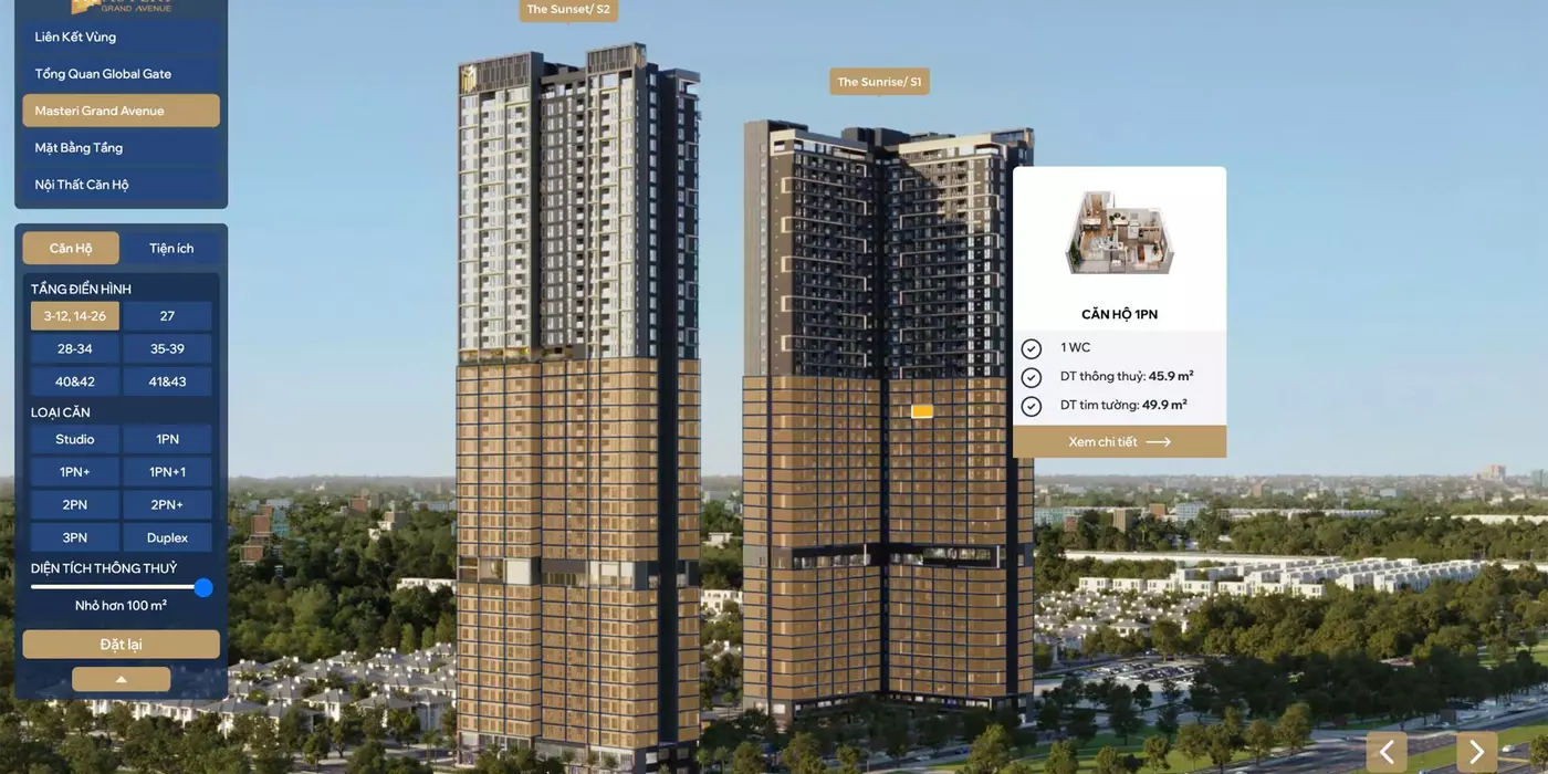 Bán CC Vinhomes Cổ Loa B2-24-12 diện tích 50m2 full nôi thất đẹp, tiện ích bao quanh