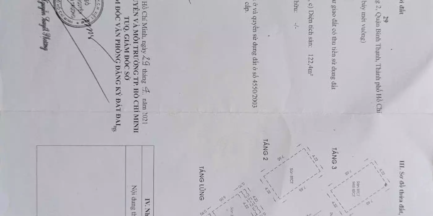 Bán nhà hẻm Vũ Tùng, ngay trung tâm Bình Thạnh