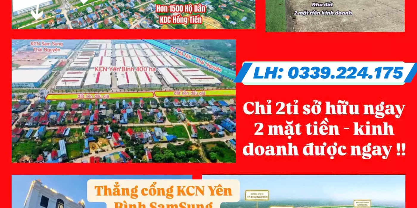 ĐẤT NỀN KINH DOANH ĐƯỢC LUÔN- GIÁ CHỈ HƠN 1 TỶ