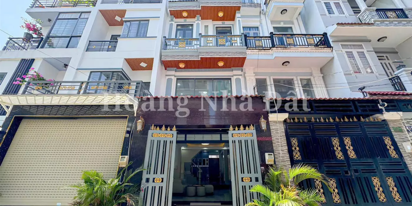 NHÀ HẺM XE HƠI HUỲNH TẤN PHÁT, 4 TẦNG, 4x17M, 7.09 TỶ