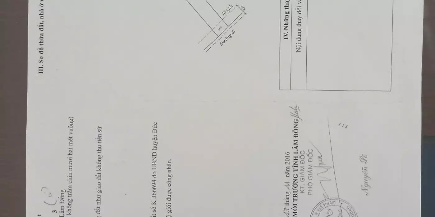 Bán 1092m2 đất trung tâm xã Liên Hiệp, huyện Đức Trọng, Lâm Đồng