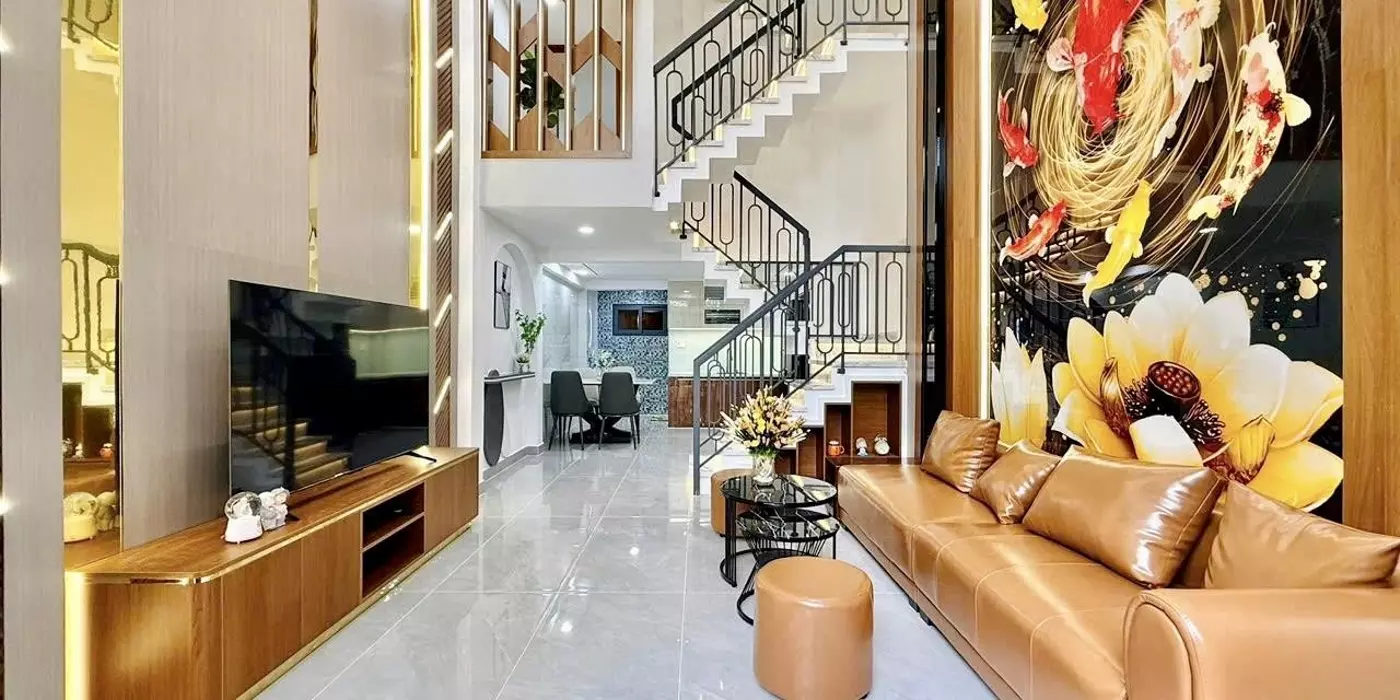 4❌10M, BÁN NHÀ 3 TẦNG PHAN HUY ÍCH, HẺM XE HƠI, P12 GÒ VẤP, GIÁ 5.X TỶ