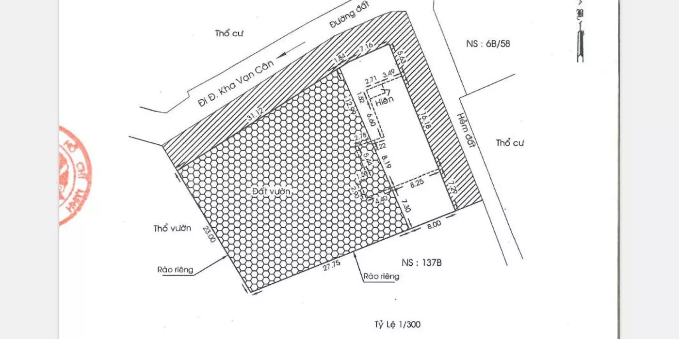 Bán lô đất 2MT 385m2, cách Gigamall chỉ 200m đất vuông vức - 70tr/m2