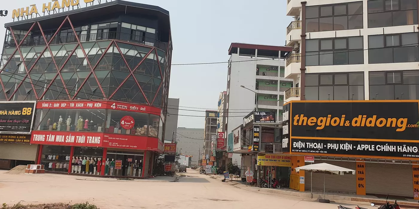con đường HÒNG KONG- MY ĐIỀN 2, TX. VIỆT YÊN, BG