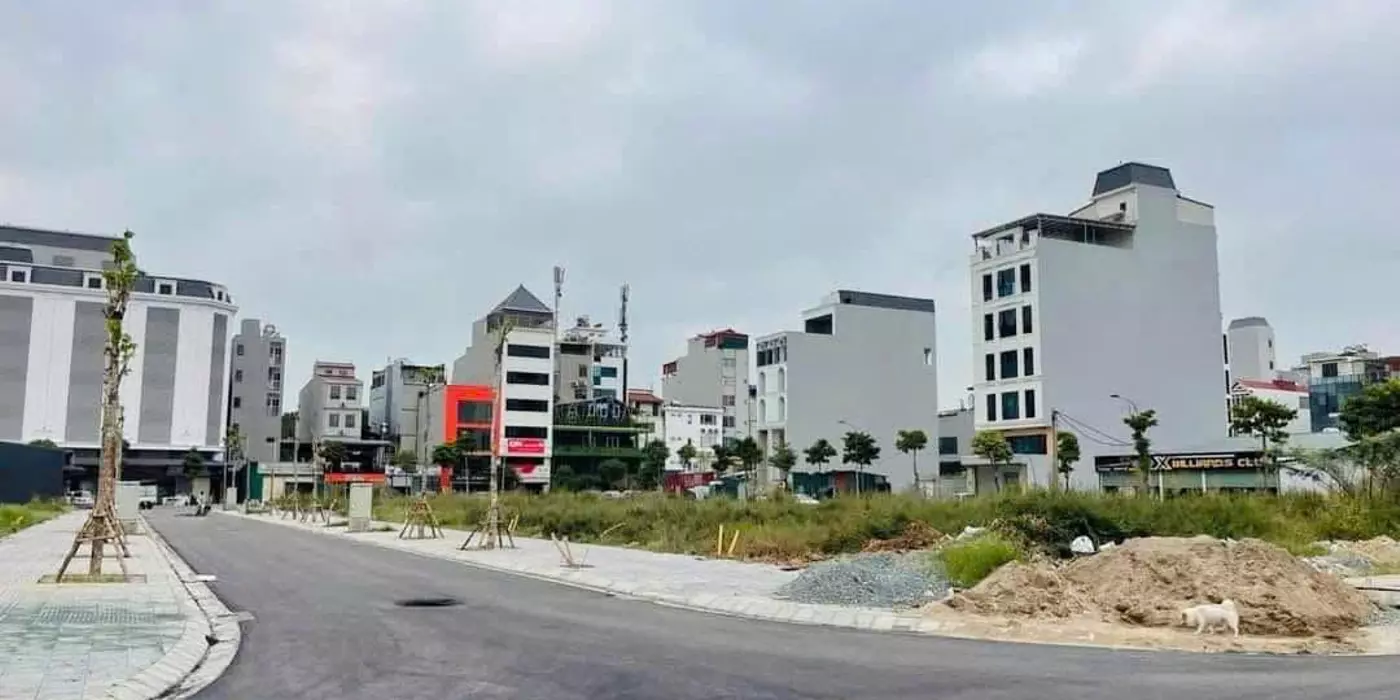 BÁN ĐẤT VƯỜN ĐÀO, UY NỖ ,ĐÔNG ANH 53.3M - TRUNG TÂM THỊ TRẤN