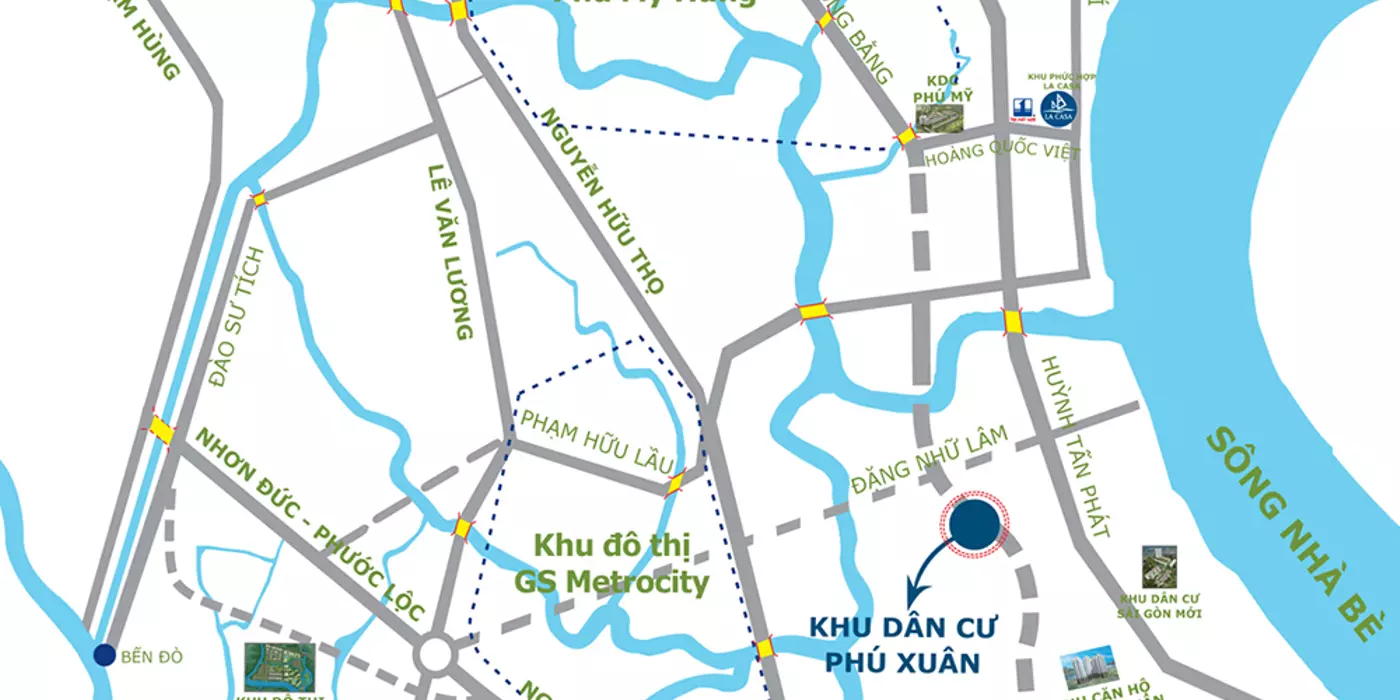 Đất nền KDC Vạn Phát Hưng - Phú Xuân, đón đầu dự án cầu Cần Giờ 2025