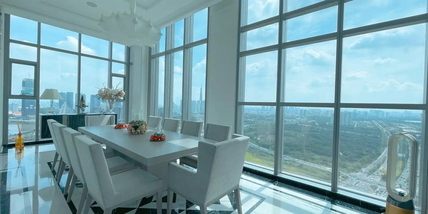 BÁN PENHOUSE  EMPIRE  CITY THỦ THIÊM FULL NỘI THẤT CAO CẤP