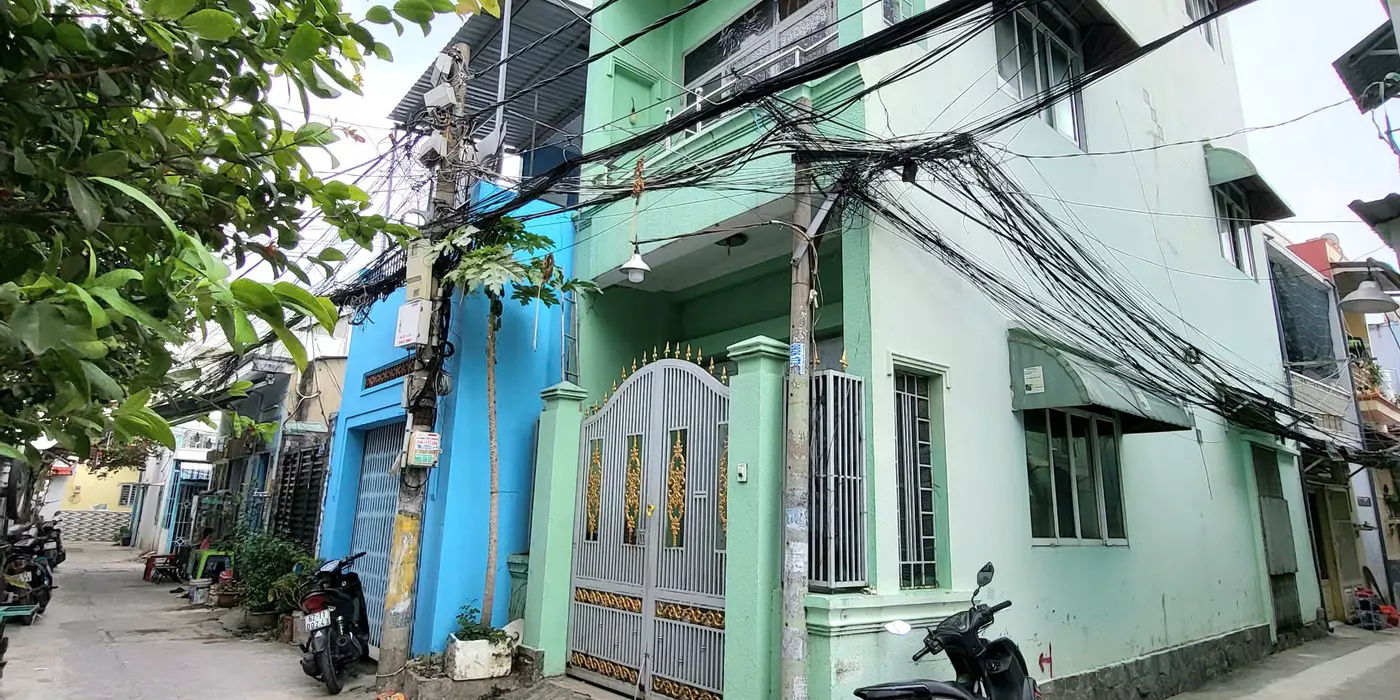 BÁN NHÀ QUẬN 7, KHU HIM LAM, CẠNH LOTTE MART, 44M2, 3 TẦNG, NHÌNH 5 TỶ