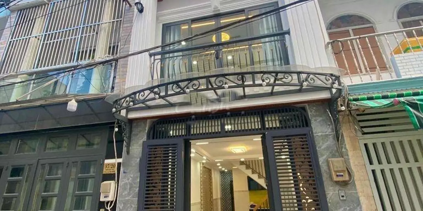 Cho thuê nhà 3 tầng, 4PN, 130m², Phan Huy Ích, Tân Bình - 13 triệu