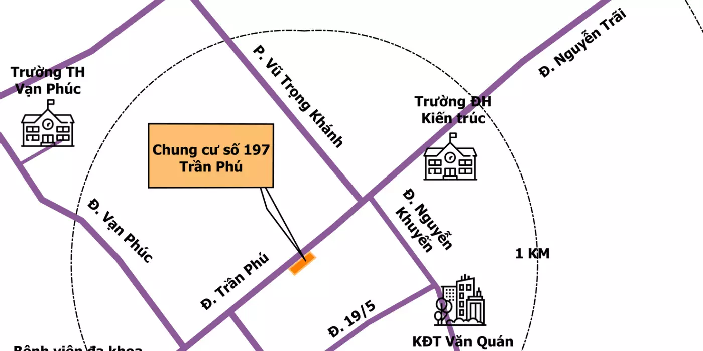 Bán căn hộ 72m² tầng 8 tại chung cư 197 Trần Phú, Hà Đông – Giá chỉ 4,05 tỷ!