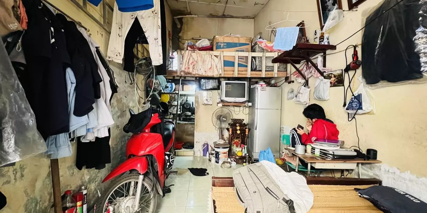 Bán nhà Trương Định giá 2.3 tỷ, diện tích 22m2, 1 tầng, mặt tiền 3m