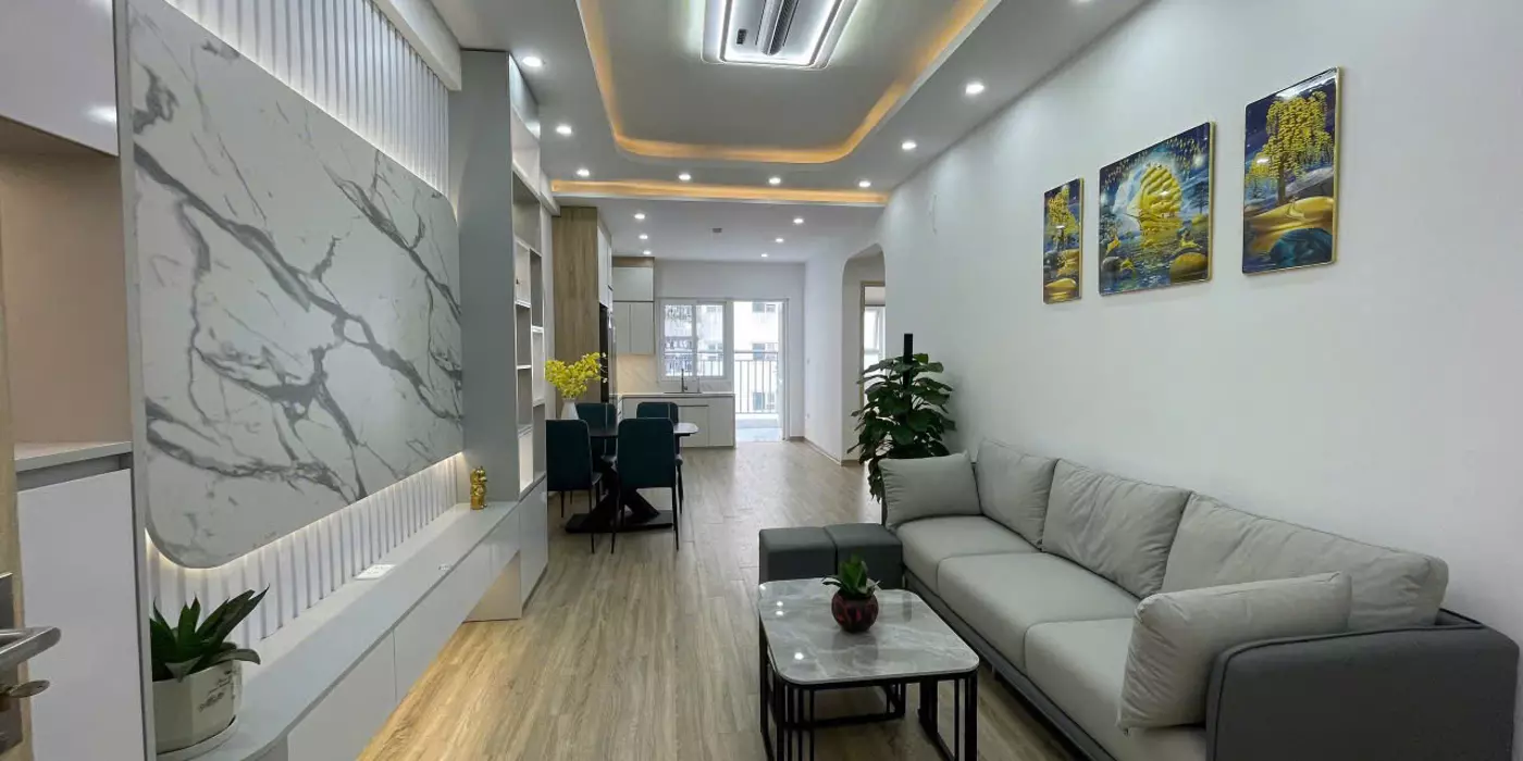 Bán căn hộ 72m² full nội thất, ban công hướng Nam tại KĐT Thanh Hà Cienco 5 – Giá chỉ 2.63 tỷ!