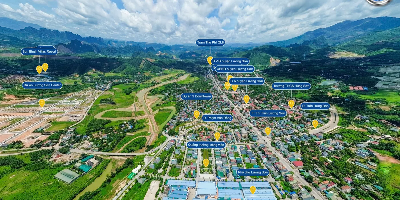 Chính chủ bán lô đất nền 2 mặt tiền trung tâm hành chính Lương Sơn - Hòa Bình. Quy hoạch lên Thị