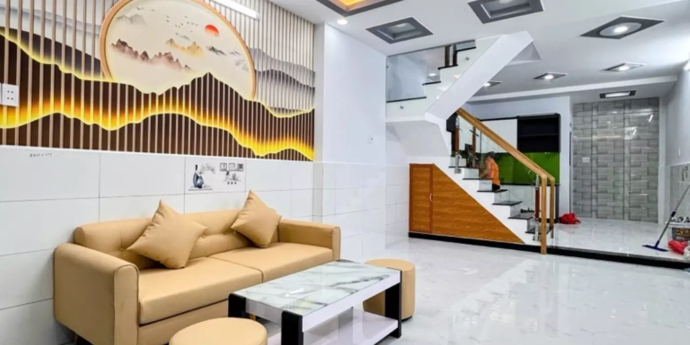 NHÀ 1/ LÔ TƯ, NGAY CHỢ GÒ XOÀI, HẺM 5M THÔNG, 48M2, 2 TẦNG 2PN GIÁ NHỈNH 4 TỶ