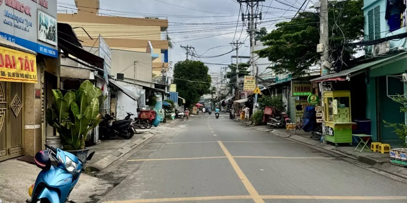 BÁN LÔ ĐẤT CỰC ĐẸP, 580M2 MẶT TIỀN ĐƯỜNG VƯỜN LÀI, AN PHÚ ĐÔNG,  QUẬN 112