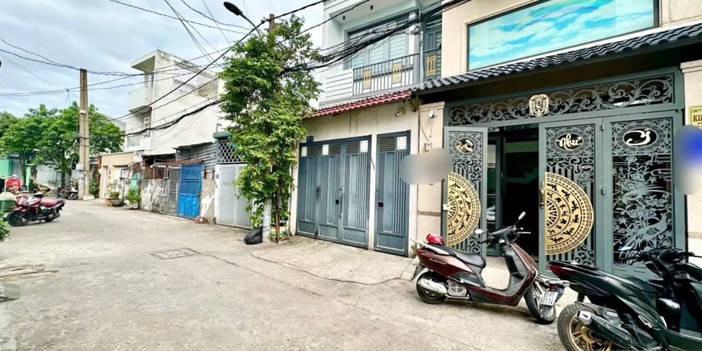 BÁN NHÀ 5 TẦNG (4x14) HẺM XE HƠI 8M LÊ THỊ RIÊNG, THỚI AN, Q12 GIÁ 6 TỶ