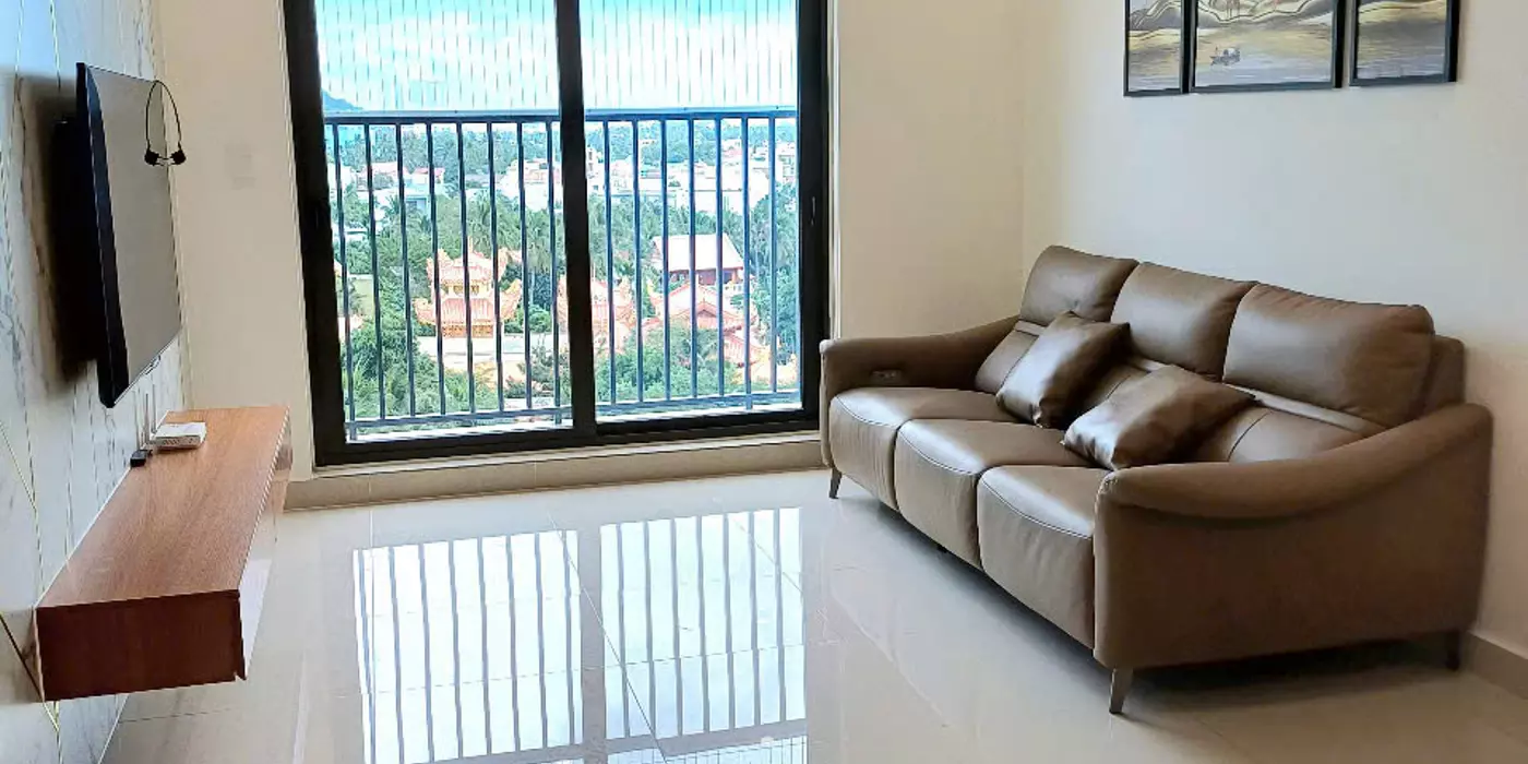 Cho thuê căn hộ 2pn CT9 Vĩnh Điềm Trung mới hoàn toàn giá chỉ 15 triệu