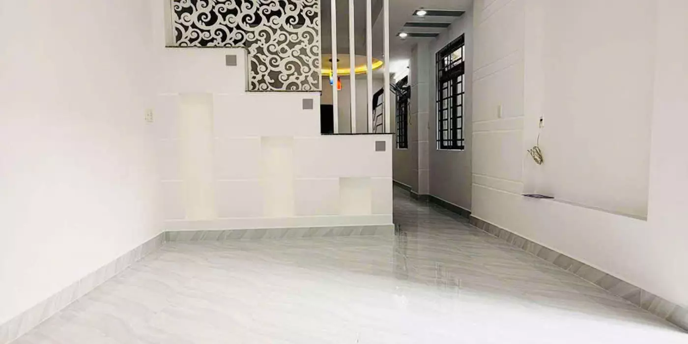 Nhà Đẹp 2 Tầng Giá  Chỉ 3 Tỷ 09 SHR 44m Tân Chánh Hiệp Quận 12 Sát Gò Vấp Hẻm 4 mét