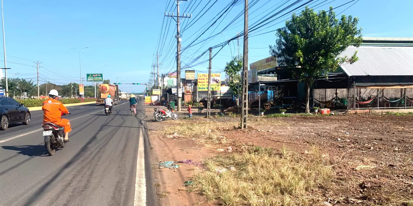 BÁN LÔ ĐẤT MẶT TIỀN NGAY NÚT GIAO CAO TỐC CHƠN THÀNH BÌNH PHƯỚC ĐỐI DIỆN CÔNG NGHIỆP 630HA 480TR/SỔ