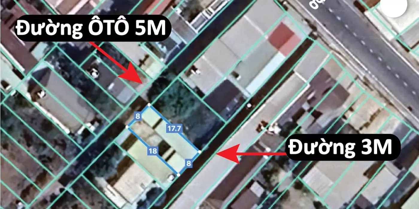 Bán đất và nhà cấp 4 tại Vĩnh Thanh, 142m², 1/ Hùng Vương, Giá ~1,9 tỷ