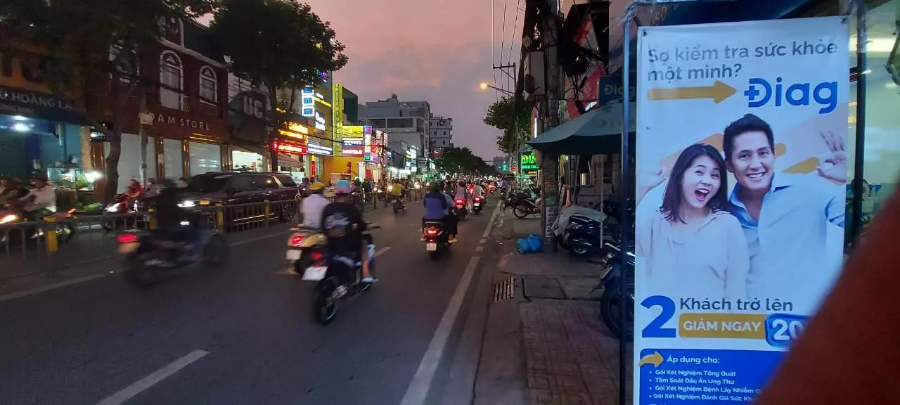 Chỉ 240triệu/M2, Mặt tiền kinh doanh Nguyễn Thị Thập, ngay chợ Tân Mỹ, 195m2, P.Bình
