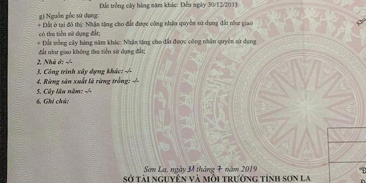 Bán lô đất 391m2 trong đó có 127m2 thổ cư tại Mộc Châu