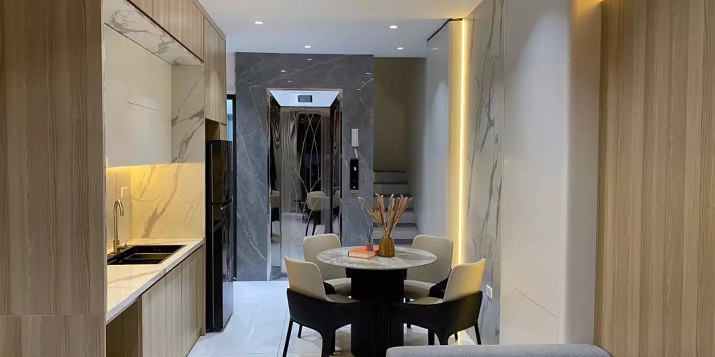 Nguyễn Viết Xuân Hà Đông, nhà đẹp ở luôn, thiết kế hiện đại, 5 tầng thang máy, 7.6 tỷ