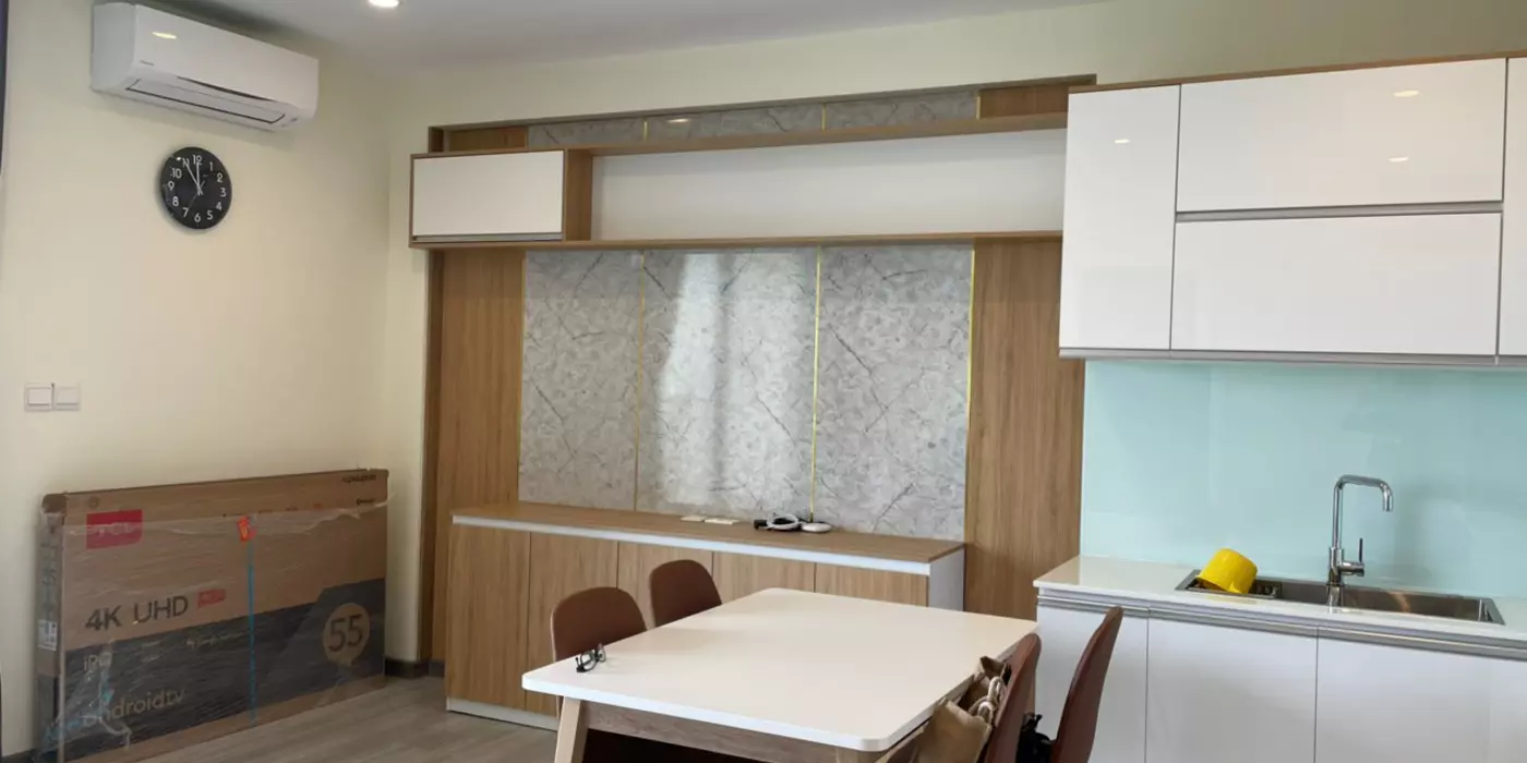 Cho thuê căn hộ 1PN bản công view sông tại Đảo Kim Cương