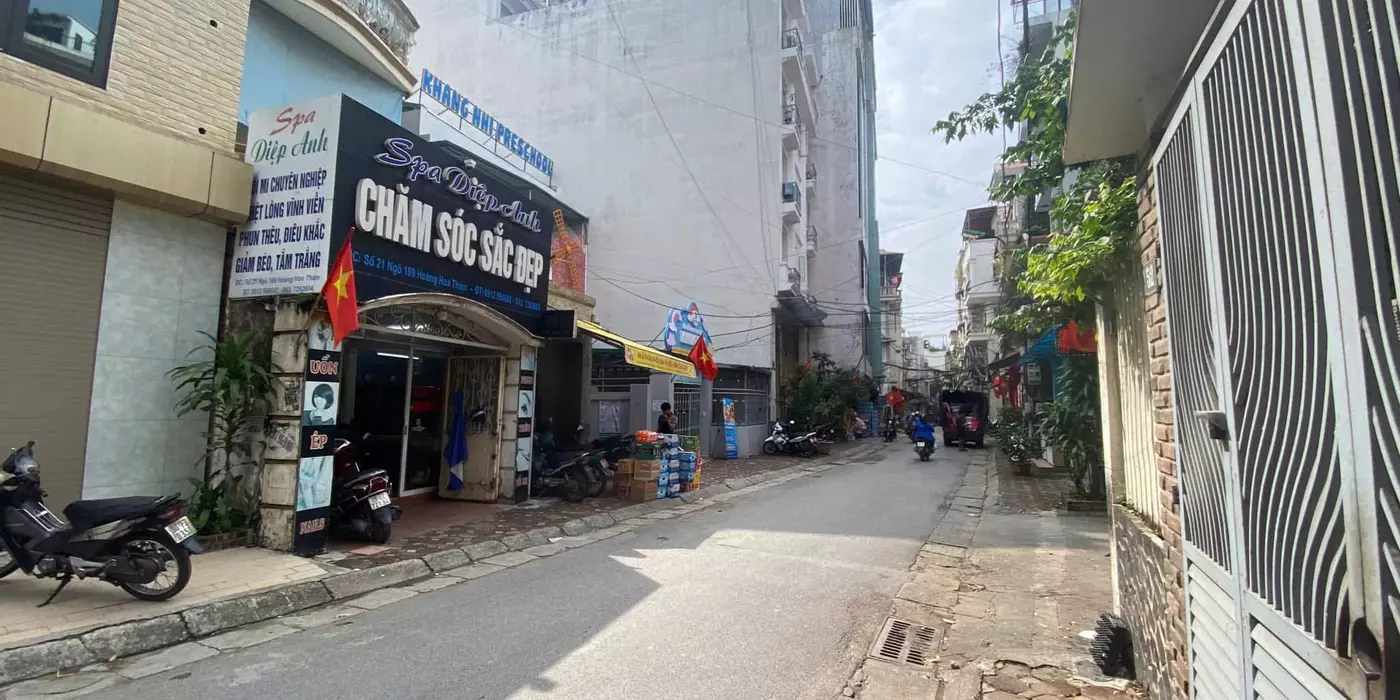 HOÀNG HOA THÁM  - BA ĐÌNH - DT 117M2X3T - MT 6M - 45TỶ - LÔ GÓC - MẶT NGÕ Ô TÔ TRÁNH