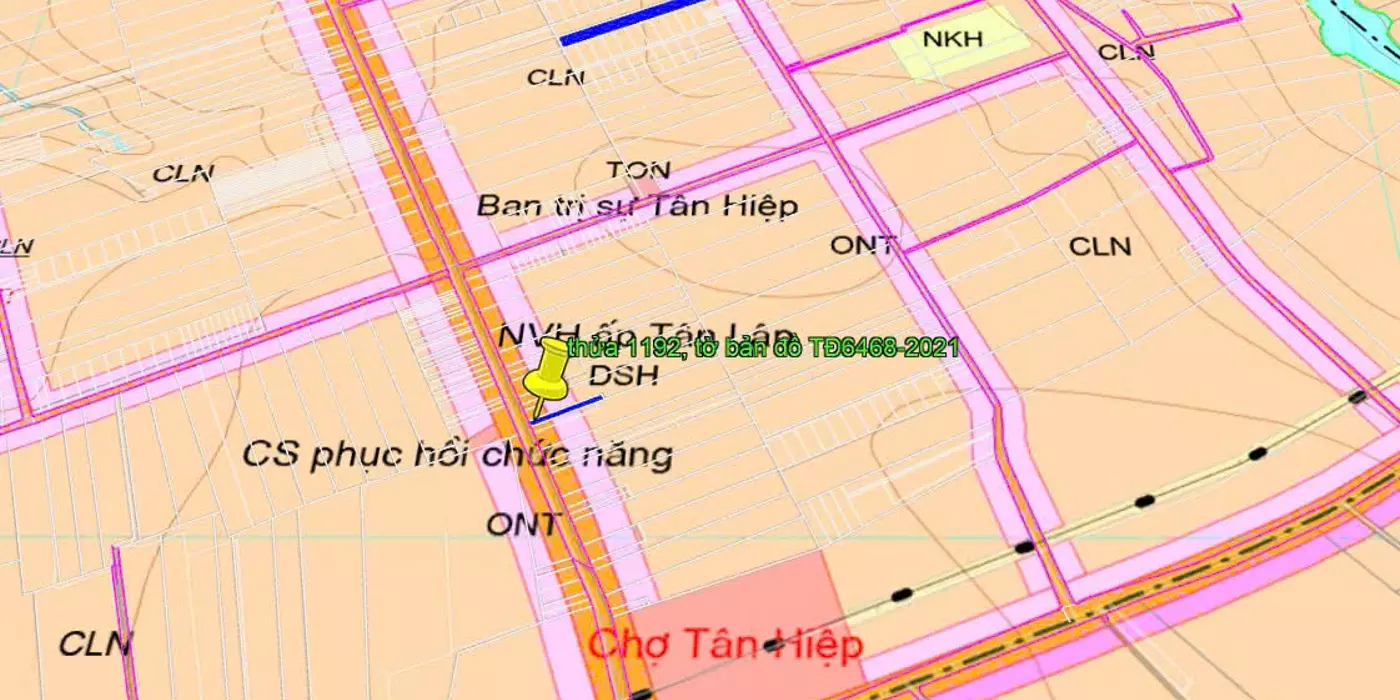 BÁN GẤP 7370M2 ĐẤT Ở THỔ CƯ MẶT TIỀN ĐT743, TÂN HIỆP, HỚN QUẢN, BÌNH PHƯỚC - CHỈ 4.5 TỶ - SỔ ĐỎ