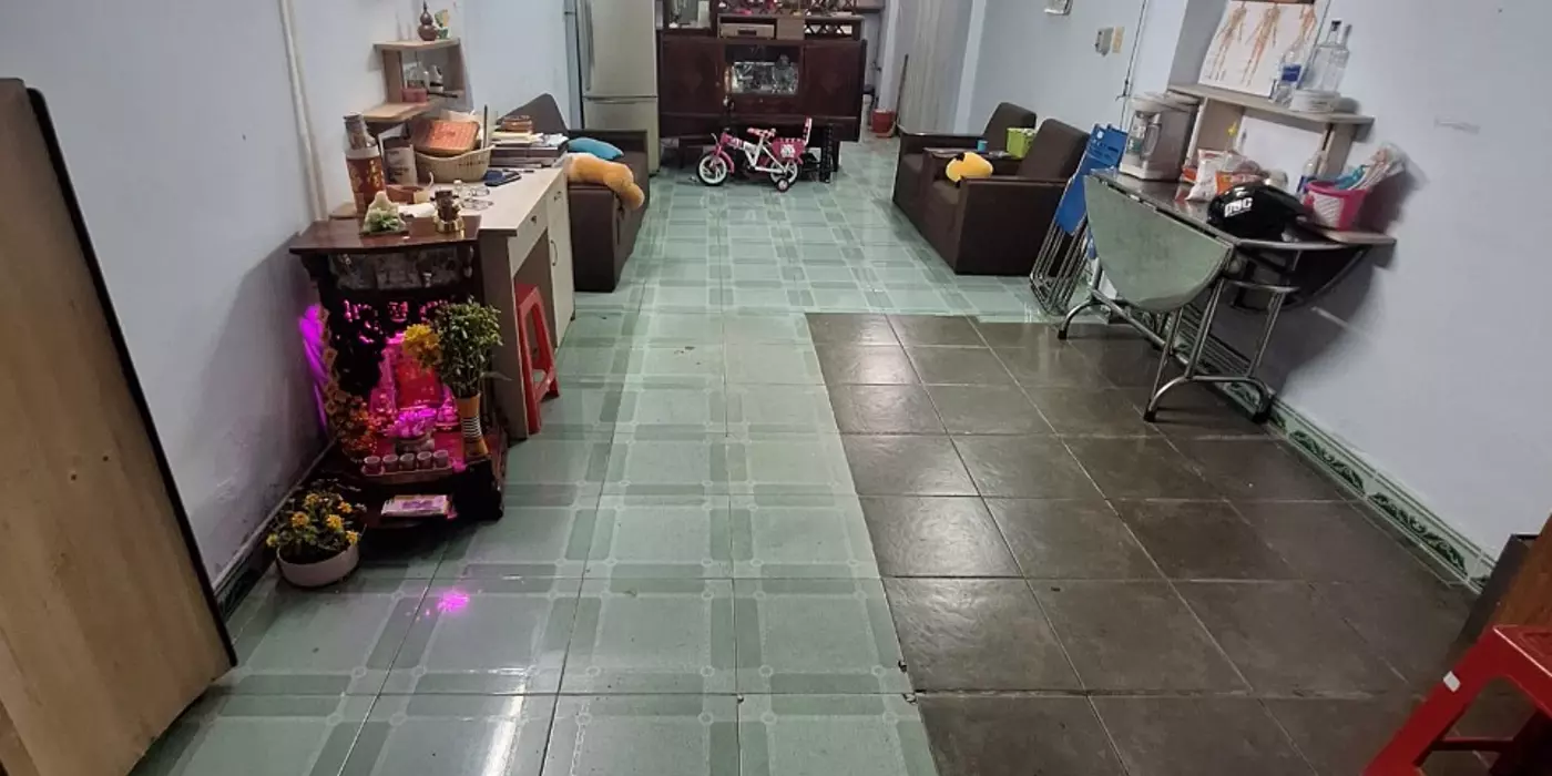 Cho Thuê Nhà 2 Tầng  6tr/tháng Phường Trung Mỹ Tây Quận 12 Sát Tân Bình có đầy đủ nội thất