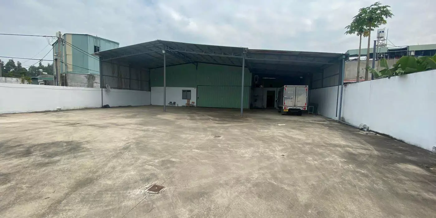 Cho thuê 1.200m² kho xưởng tại TX 52, P. Thạnh Xuân, Q.12. Giá 50 Triệu