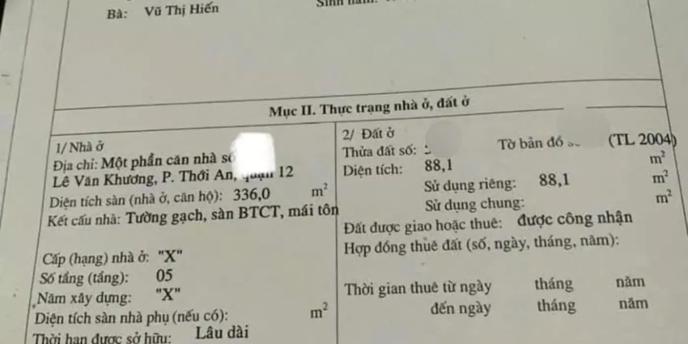 Bán nhà 4 tầng (4x30) mặt tiền Lê Văn Khương, Thới An, Q12 Giá tốt 12.5 tỷ