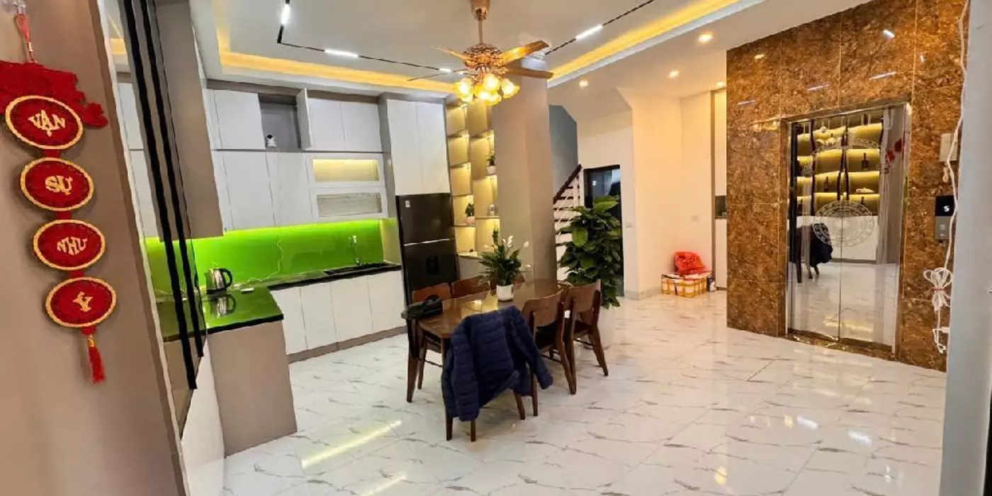 NHÀ YÊN HÒA MỚI ĐẸP, THANG MÁY, GẦN Ô TÔ, THIẾT KẾ HIỆN ĐẠI, NỘI THẤT VIP 46M2-7T-MT6,3 CHỈ 9,29 TỶ