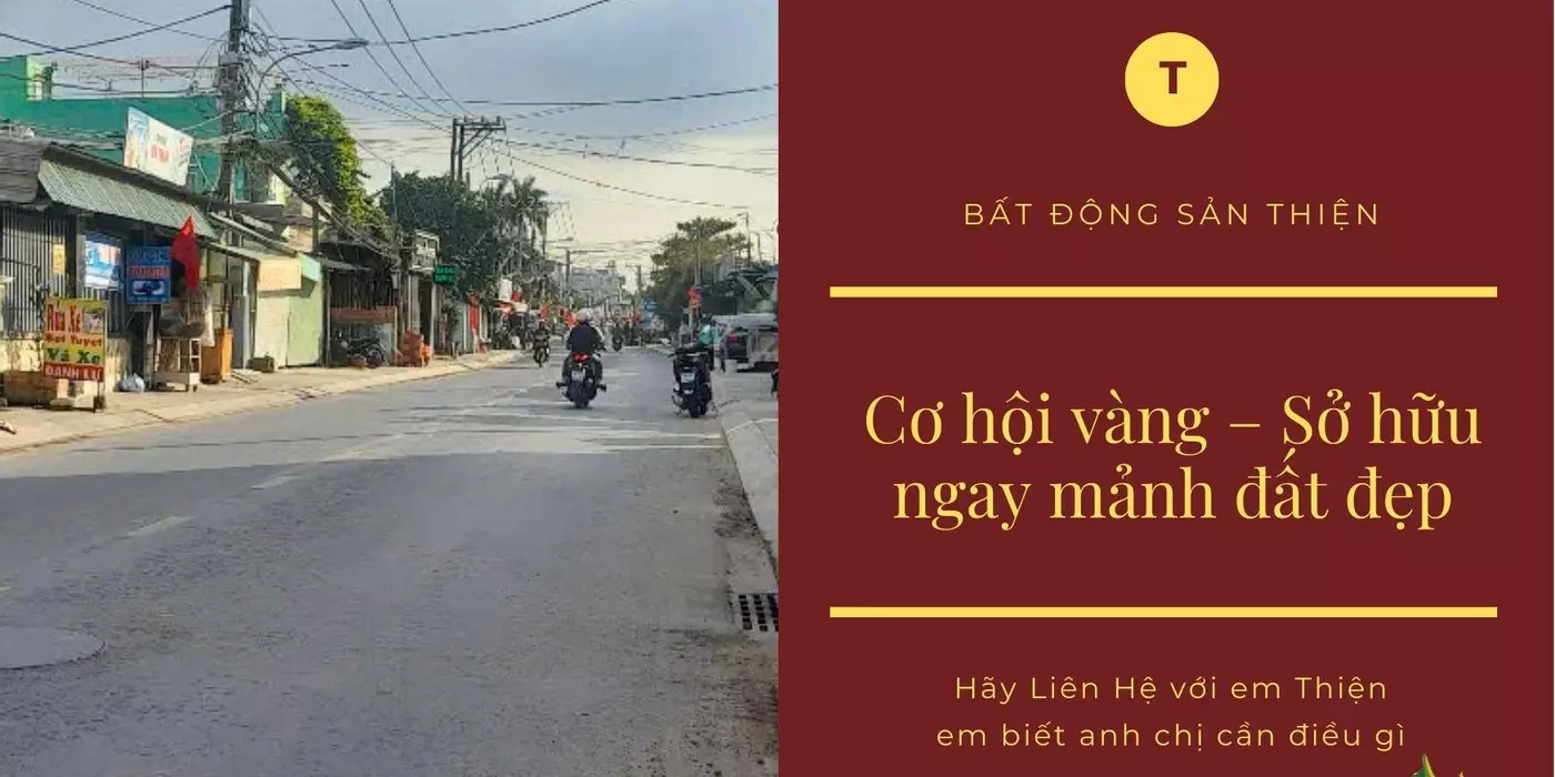 Bán Đất Mặt Tiền Đẹp 350m2 Vuông Vắn 10.5 tỷ Xuân Thới Đông Hóc Môn