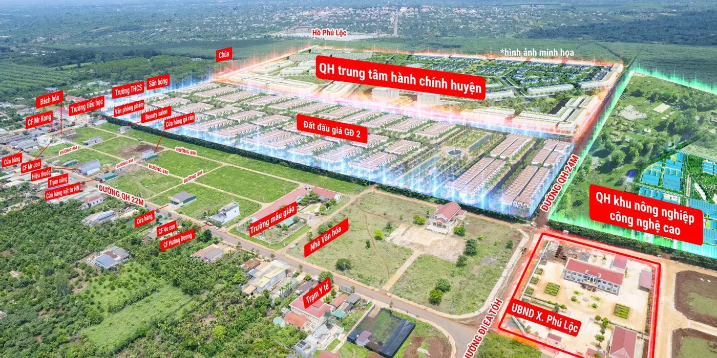 Đất nền trung tâm KDC Phú Lộc – 132m² – Giá tốt chỉ 6 triệu/m²
