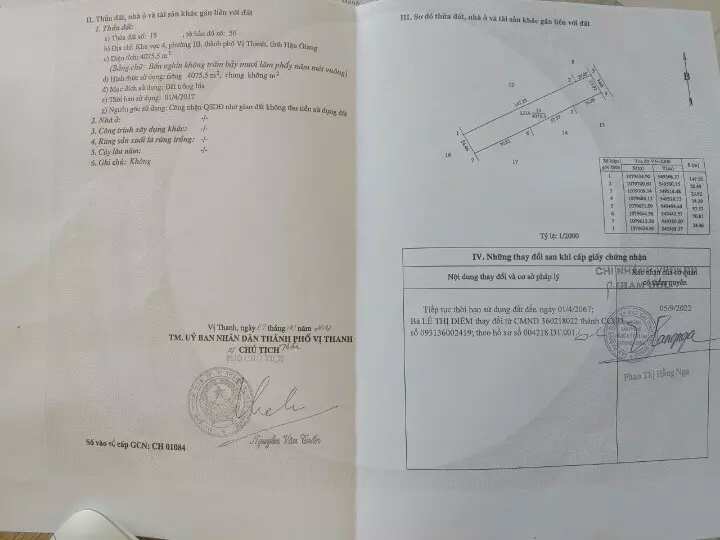 Đất nền vị trí đẹp tại TP Vị Thanh (gần bệnh viện đa khoa Hậu Giang), giá 1,2 tỷ còn thương lượng