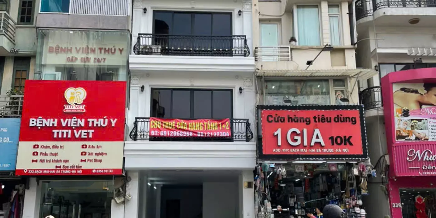 CHÍNH CHỦ CHO THUÊ CỬA HÀNG TẠI 337 PHỐ BẠCH MAI, HBT, HÀ NỘI